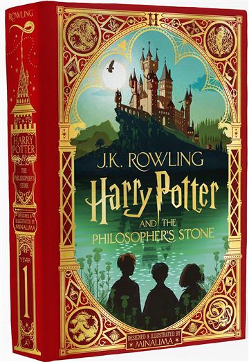Knjiga Harry Potter and the Philosopher's Stone: MinaLima Ed. autora J.K. Rowling izdana 2020 kao tvrdi uvez dostupna u Knjižari Znanje.